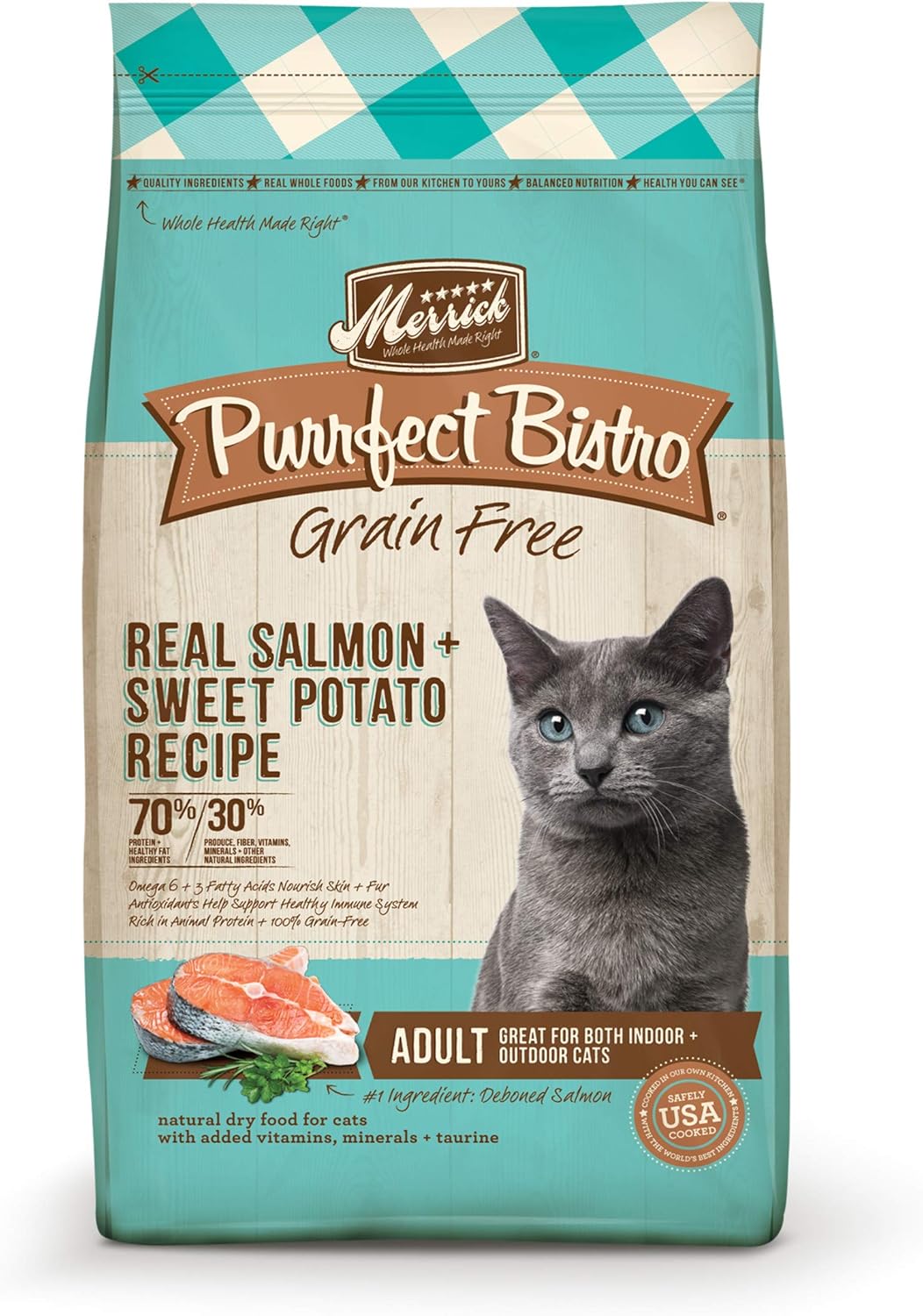 Merrick Purrfect Bistro Grain Free Salmon Dry Cat Food Review