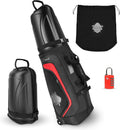 Hard Case Golf Travel Bag - TSA Lock, Dust Bag, Easy Carry!