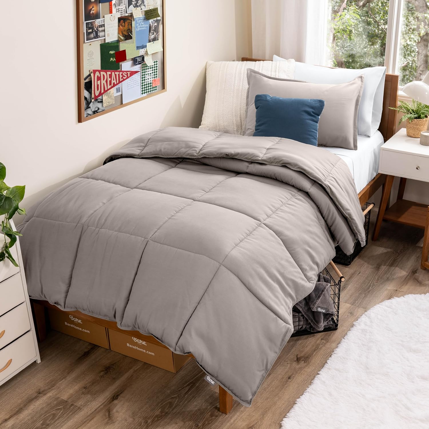 Bare Home Comforter Set - Ultra-Soft Twin/Twin XL Comfort