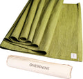 Natural Yoga Mat with Cotton Bag - Eco Friendly, Non Slip