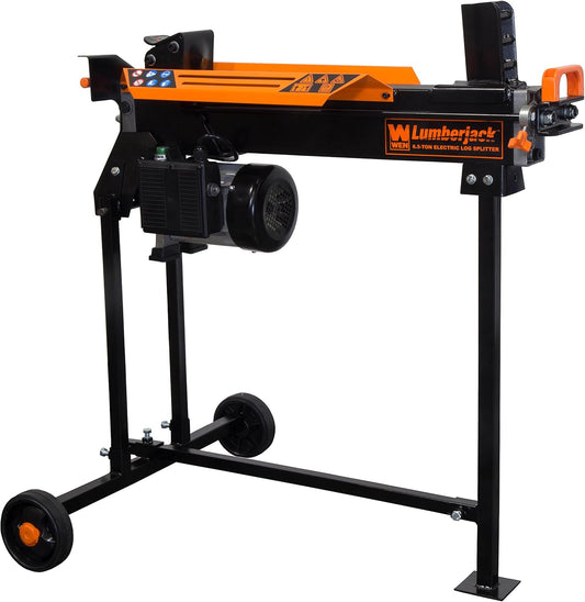 WEN Electric Log Splitter with 6.5-Ton Capacity for Easy Use
