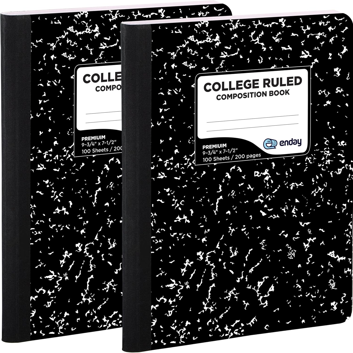 Premium College Ruled Composition Notebooks (2 Pack)