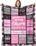 Nana Birthday Gifts from Grandkids - Cozy Blanket for Her