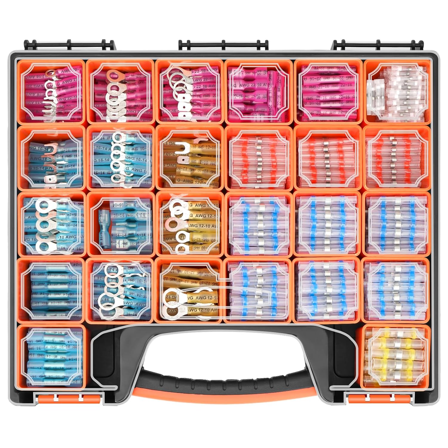 TICONN 1250Pcs Heat Shrink Wire Connectors for All Applications