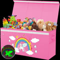 XL Unicorn Toy Box - Extra-Large Foldable Toy Chest with Lid