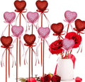 Sparkly Heart Foam Picks for Festive Floral Decor