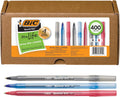 BIC Round Stic Xtra Life Ballpoint Pens - Box of 400 Assorted
