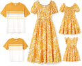 PATPAT Family Matching Summer Outfits - Coordinated Floral Sets