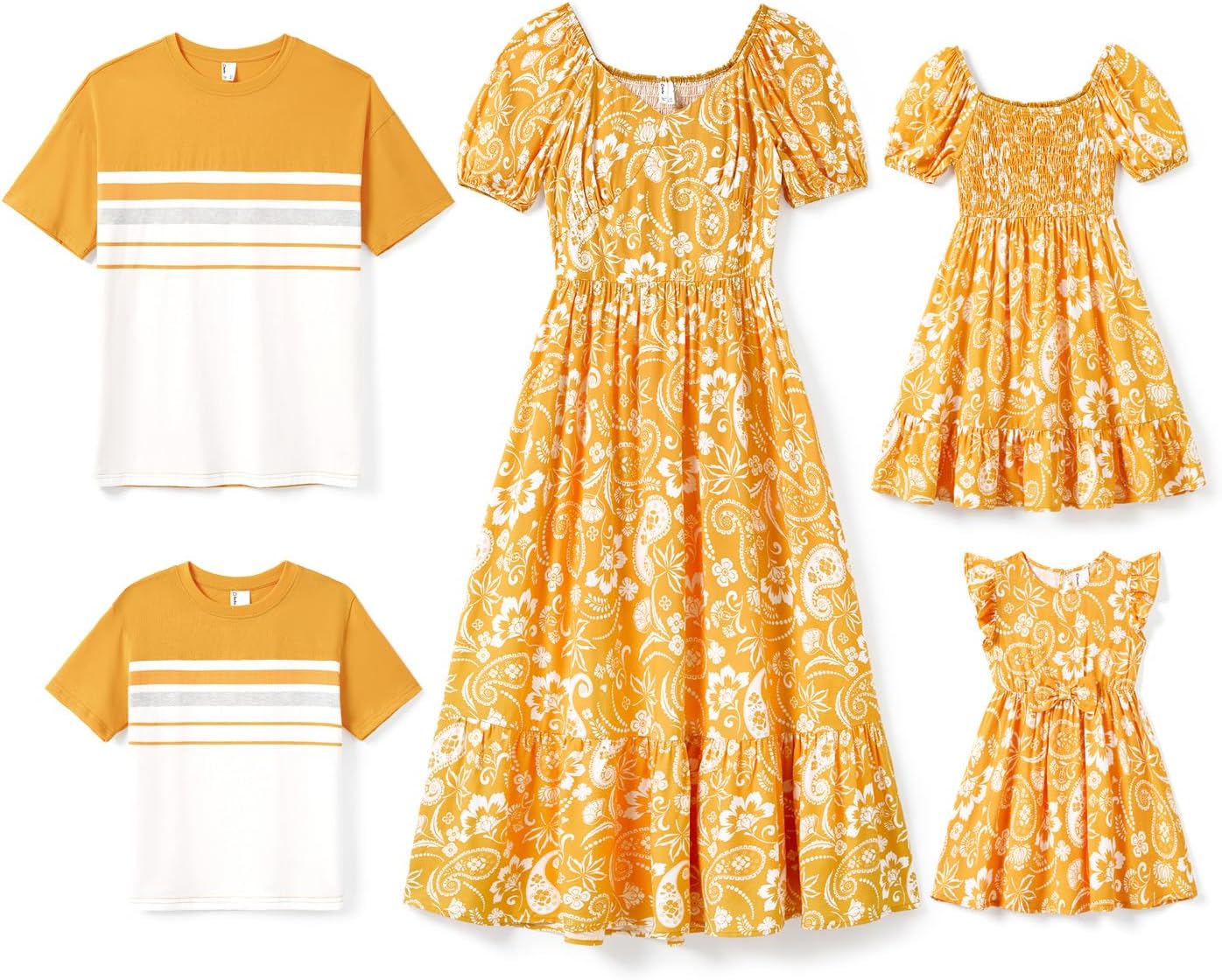 Family Matching Summer Outfits for Mom, Dad, and Kids