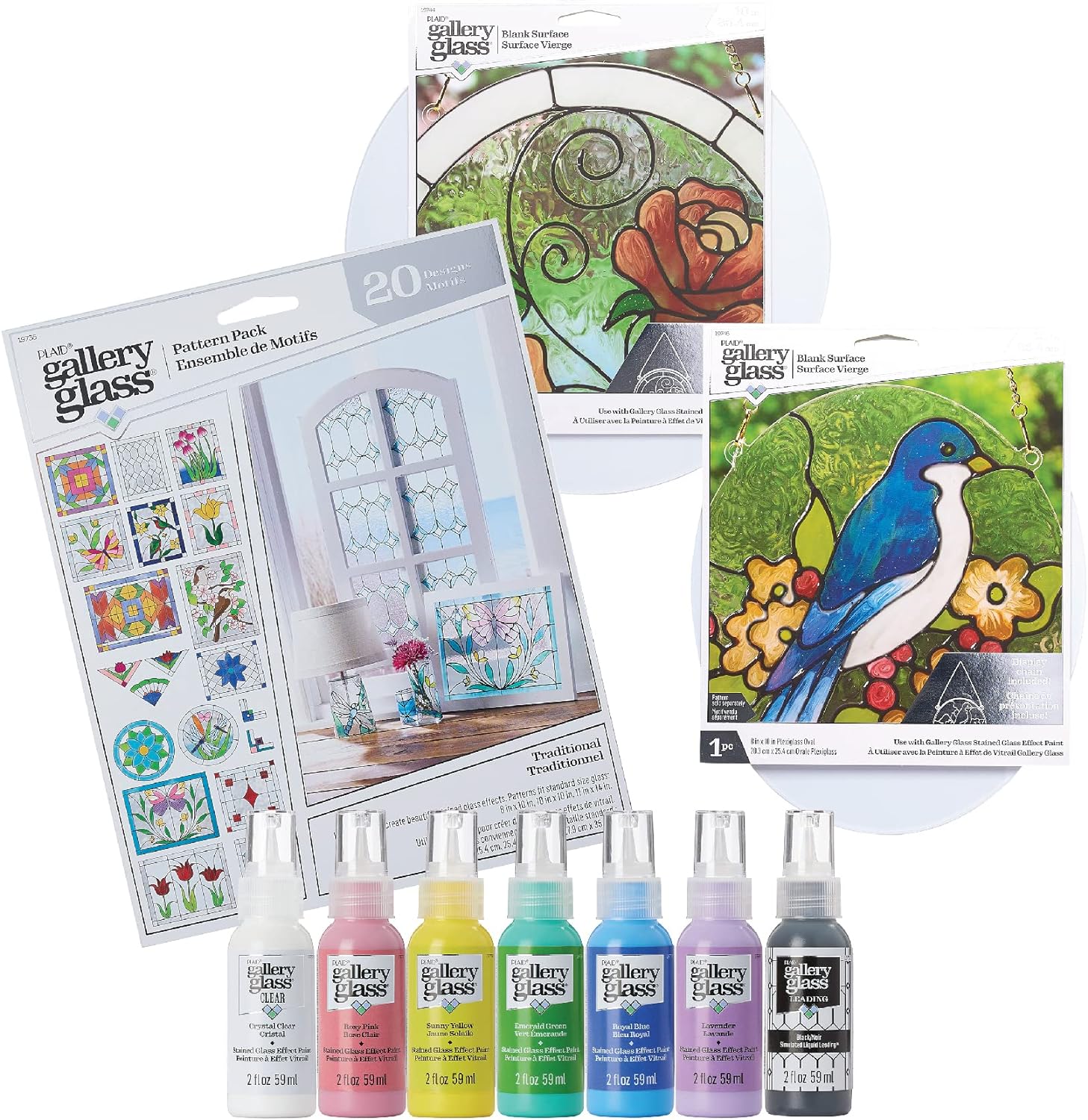 Gallery Glass Stained Glass Painting Starter Kit for DIY Projects