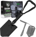 Folding Survival Shovel w/Pick - Heavy Duty Carbon Steel Tool