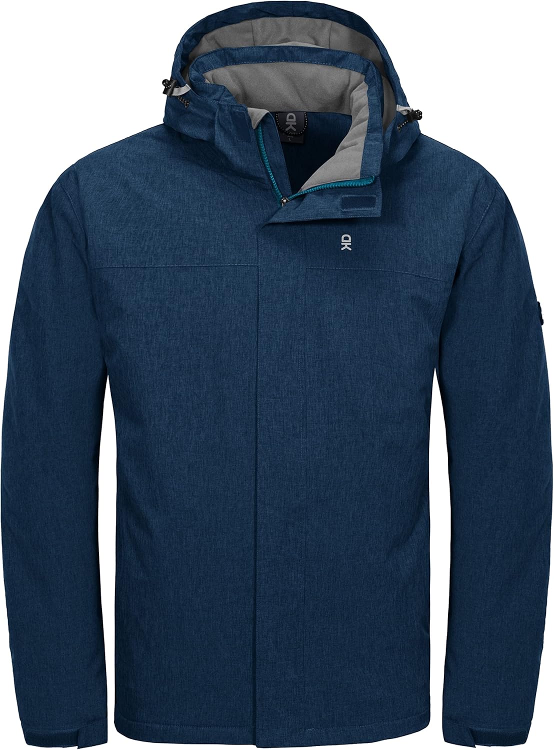 Windproof Ski Jacket with Detachable Hood