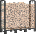 Firewood Rack 4ft Adjustable Heavy Duty Log Holder - Holds 2600lbs