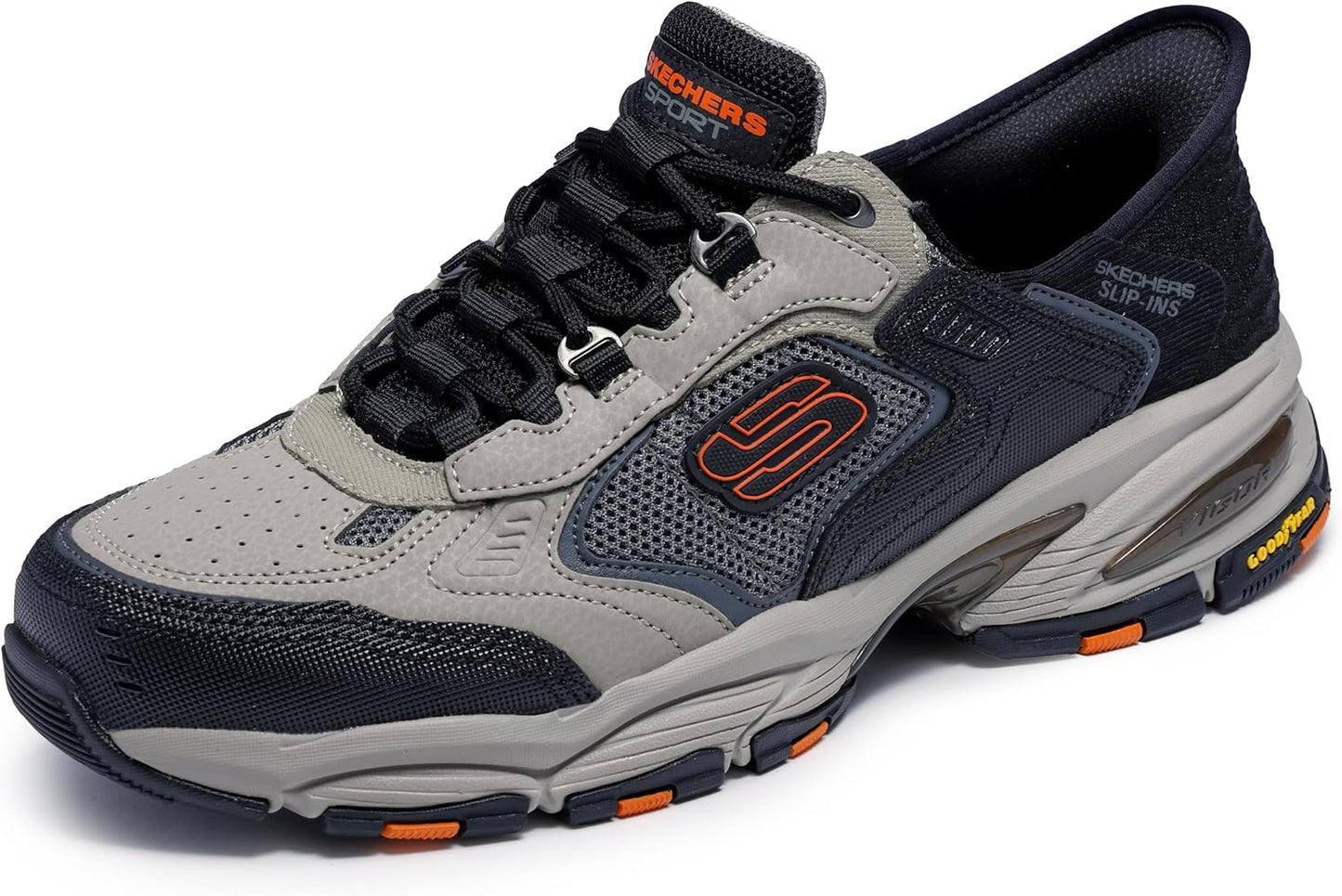 Skechers Men's Vigor 3.0 Drafting Hands Free Slip-in Sneakers