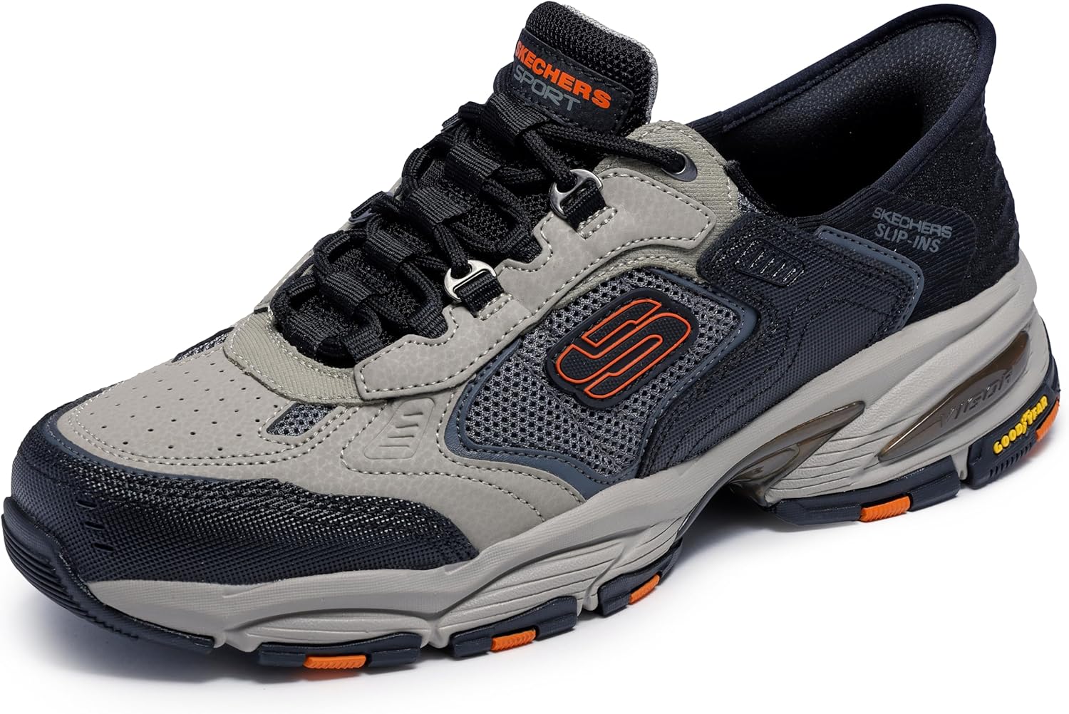 Skechers Men's Vigor 3.0 Drafting Hands Free Slip-in Sneakers