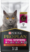 Purina Pro Plan Vital Systems Salmon & Rice Senior Cat Food - 5 lb