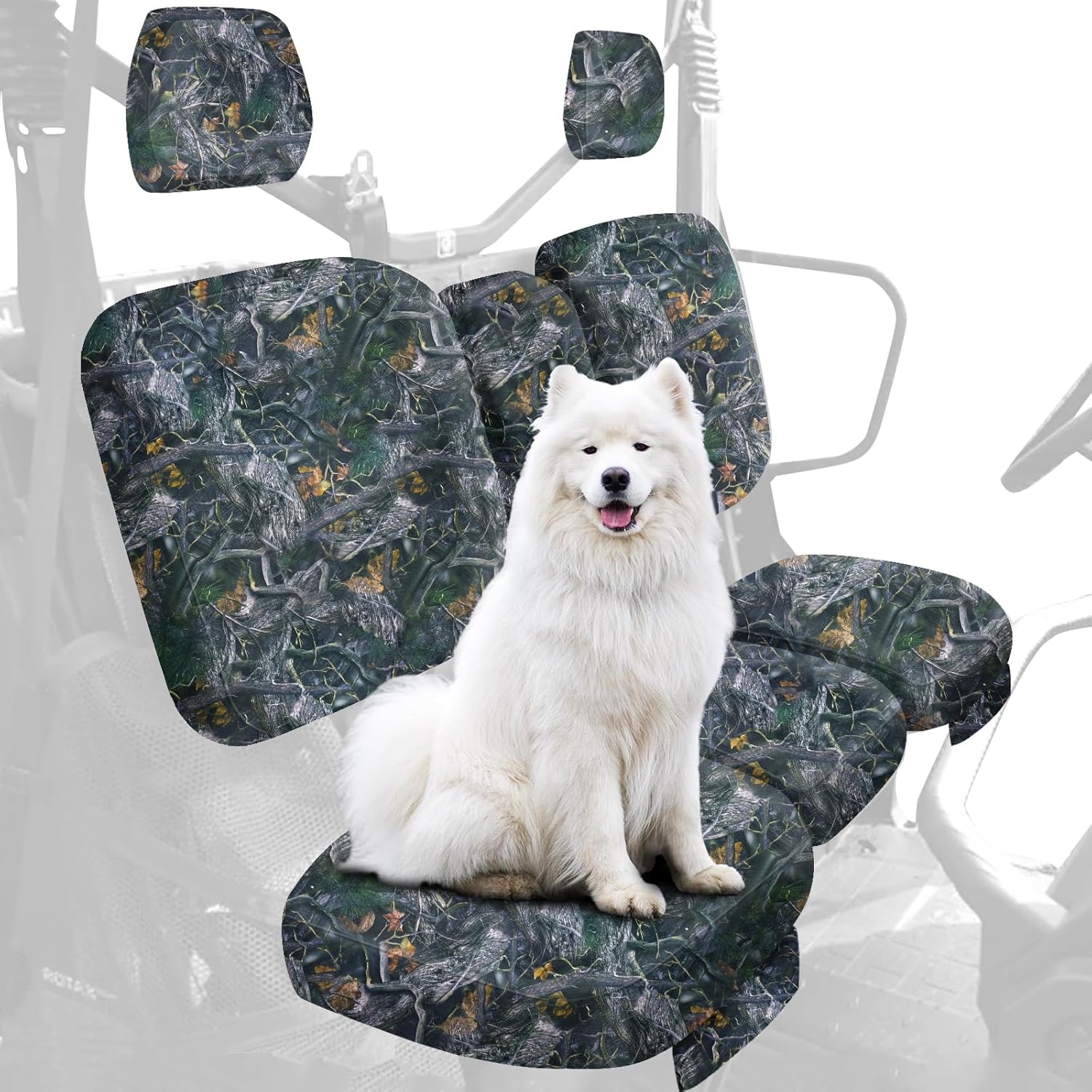 StarknightMT UTV Defender Seat Cover - Waterproof Camo Protection