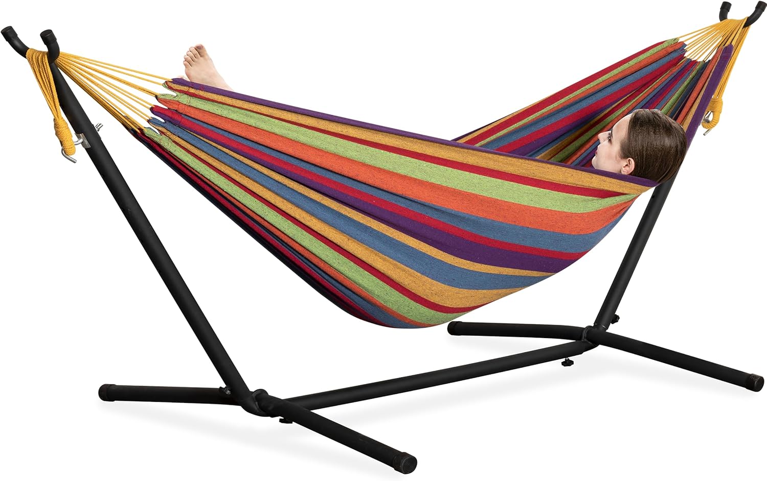 PNAEUT Double Hammocks with Stand for Ultimate Comfort Outdoors