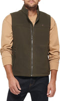 Tommy Hilfiger mens Lightweight Polar Fleece Vest - Everyday Warmth