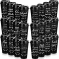 Spanish Christian 16 oz Reusable Travel Tumblers - Black 48 Pack