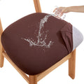 CRFATOP Waterproof Dining Chair Seat Covers Set of 6 for Protection
