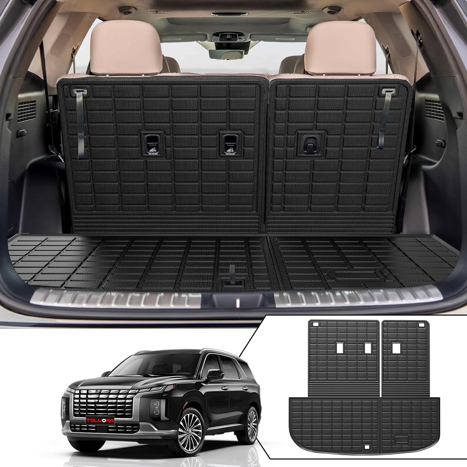 Custom Fit Cargo Liner Mat for 2020-2024 Hy-undai Palisade