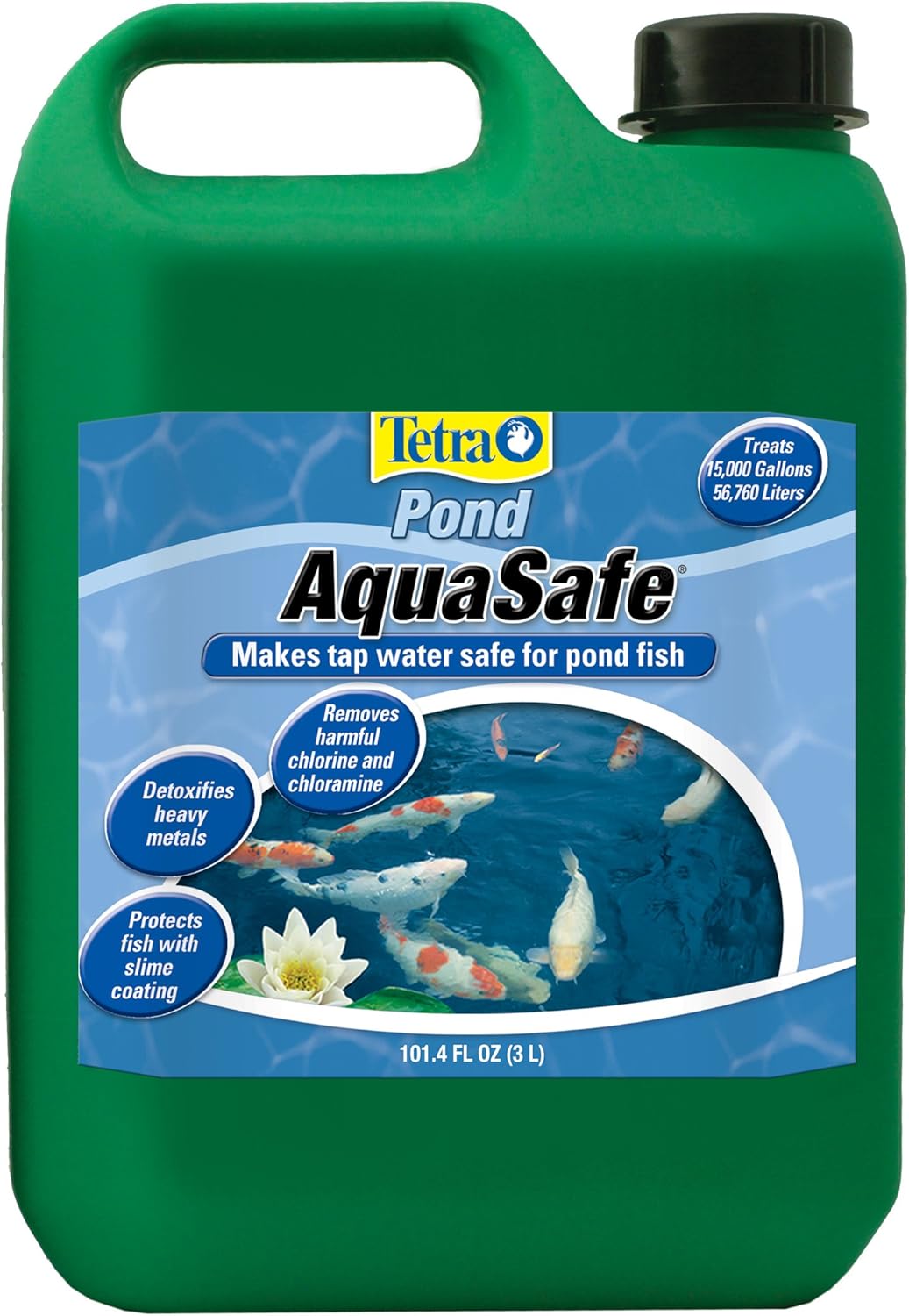 TetraPond AquaSafe Makes Tap Water Safe For Pond Fish Care