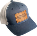 Bride and Groom Leather Patch Trucker Hats - Horween Leather Patch
