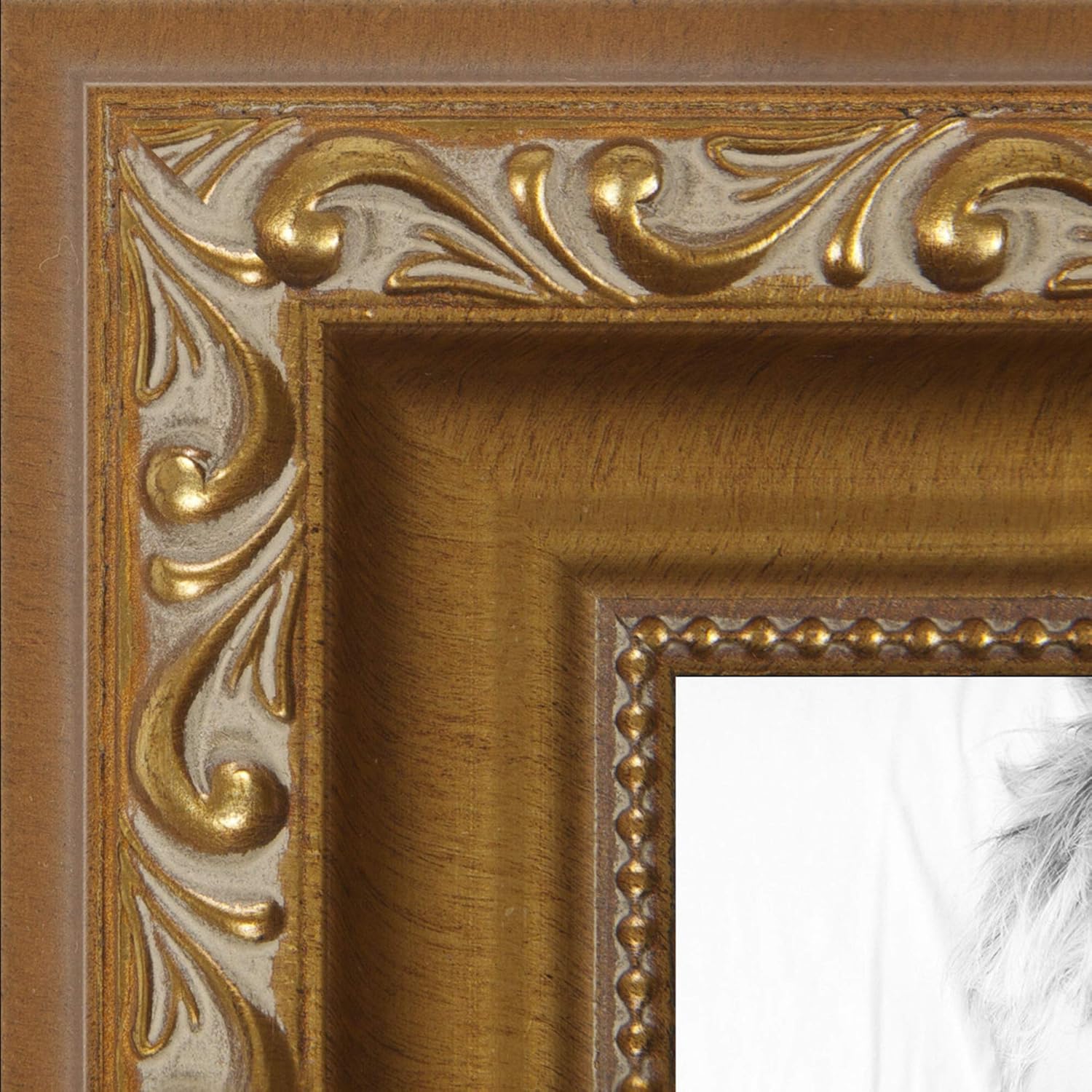 ArtToFrames 12x29 inch Gold Wood Picture Frame for Elegance
