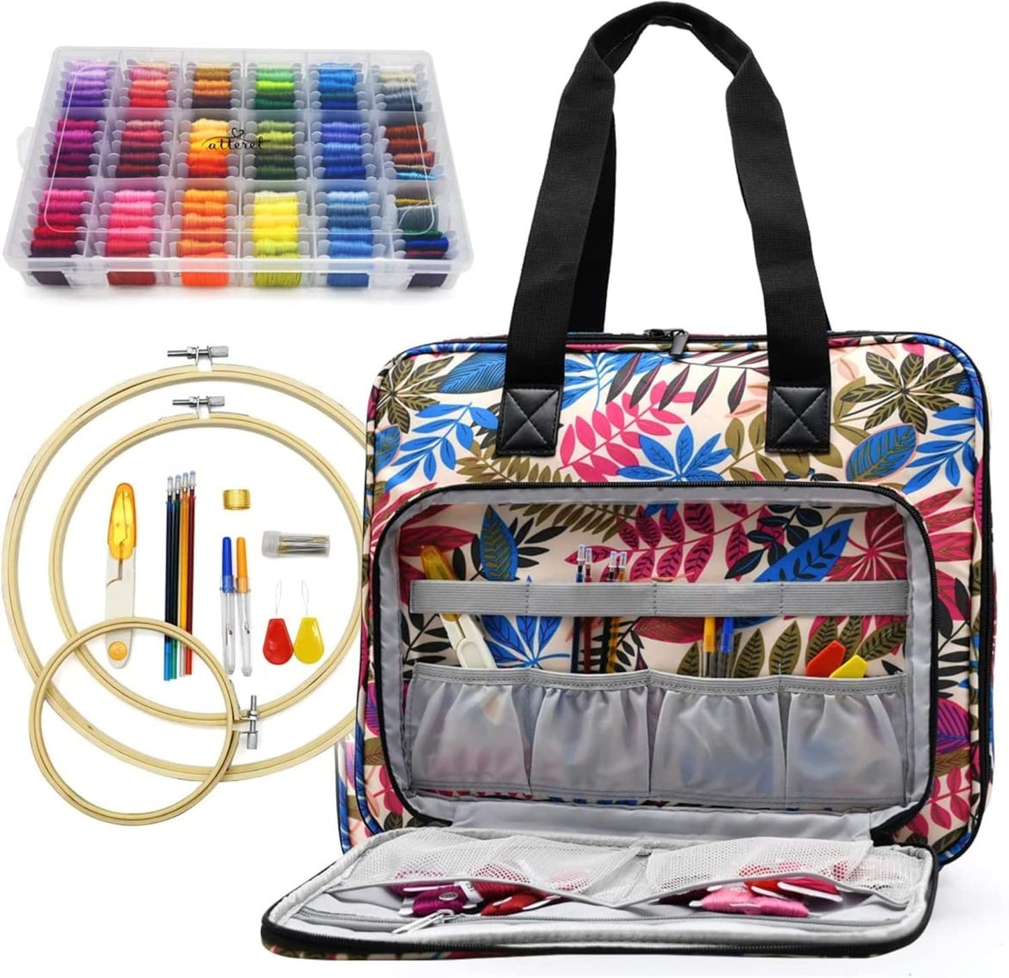 ATTERET Full Range Embroidery and Cross Stitch Kit for Crafters