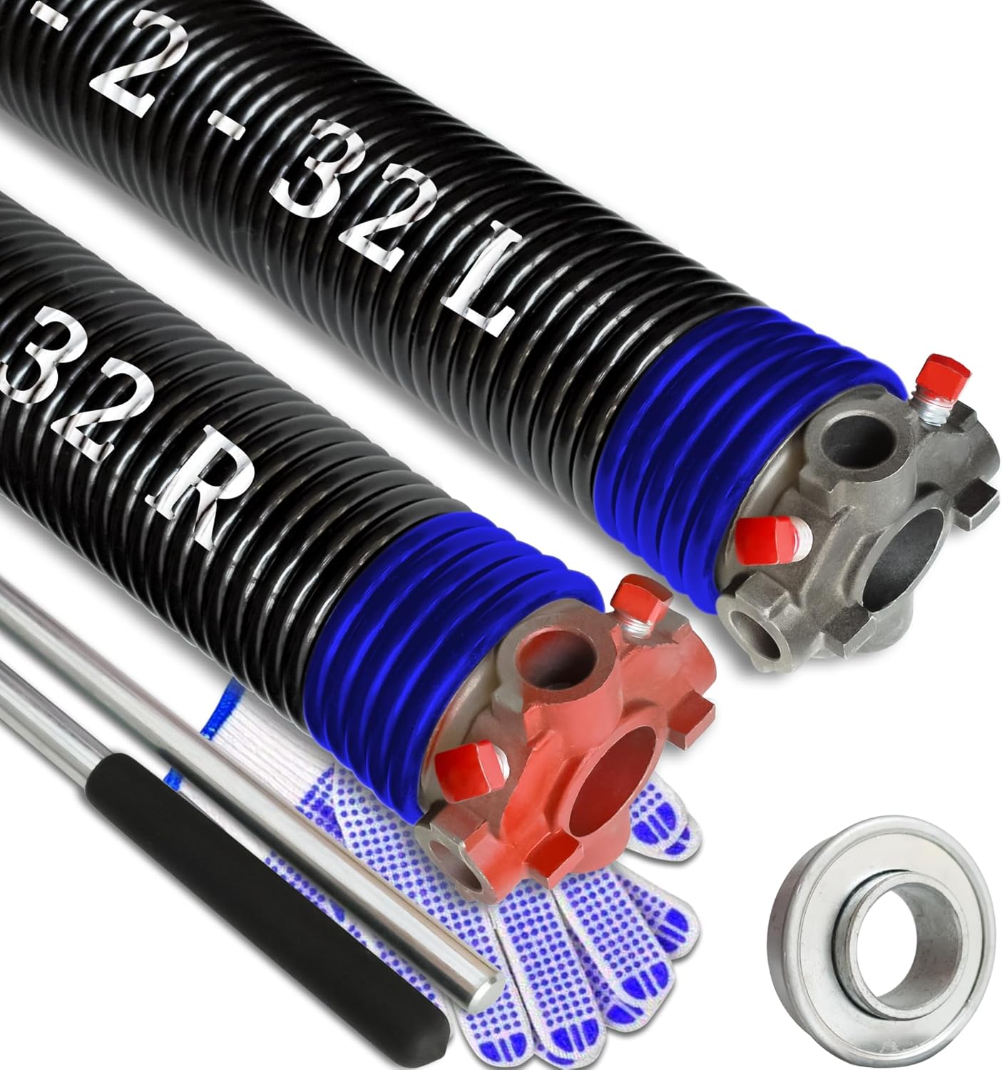 Garage Door Torsion Spring Set for 7ft to 8ft High Doors