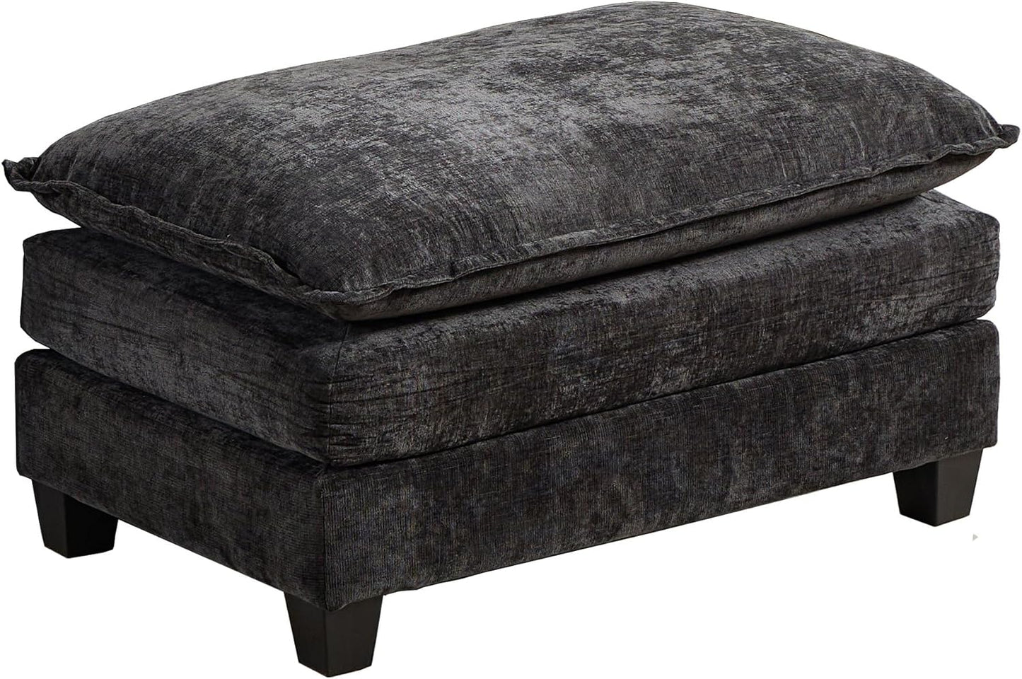 SoarFlash Chenille Sectional Sofa Ottoman for Ultimate Comfort