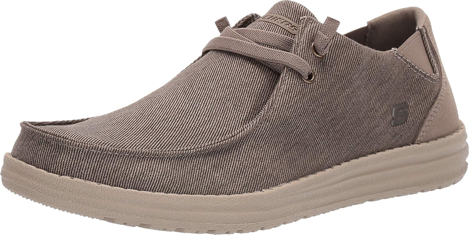 Skechers Men's Melson-Raymon Canvas Slip on Moccasin Review