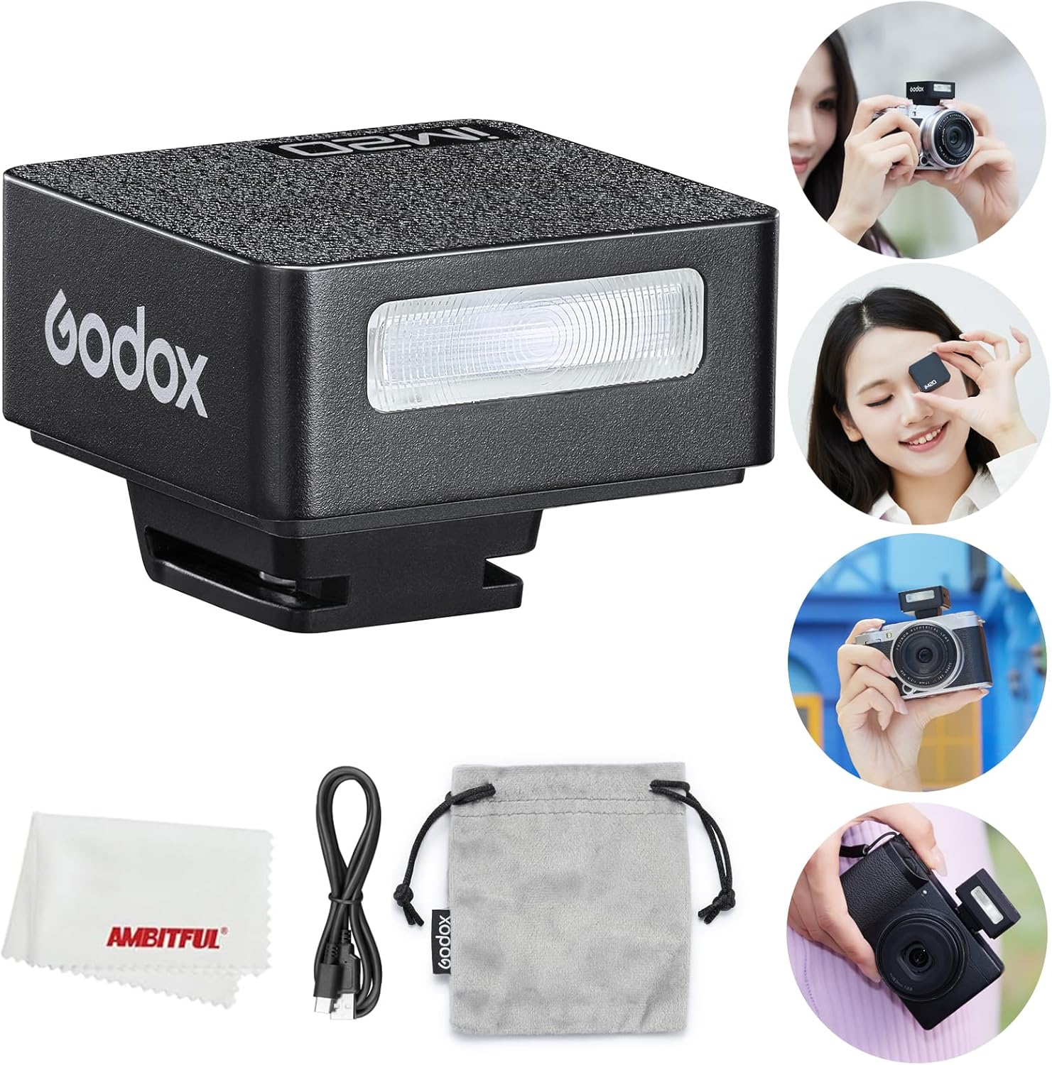 Godox iM20 Mini Flash Speedlite for Fuji, Sony, Nikon, Canon