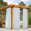 Blackout Outdoor Curtains for Patio Windproof 2 Panels - Weatherproof
