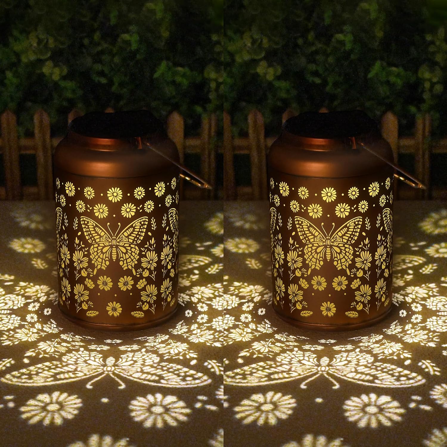Butterfly Solar Lanterns Outdoor Decor for Garden and Patio