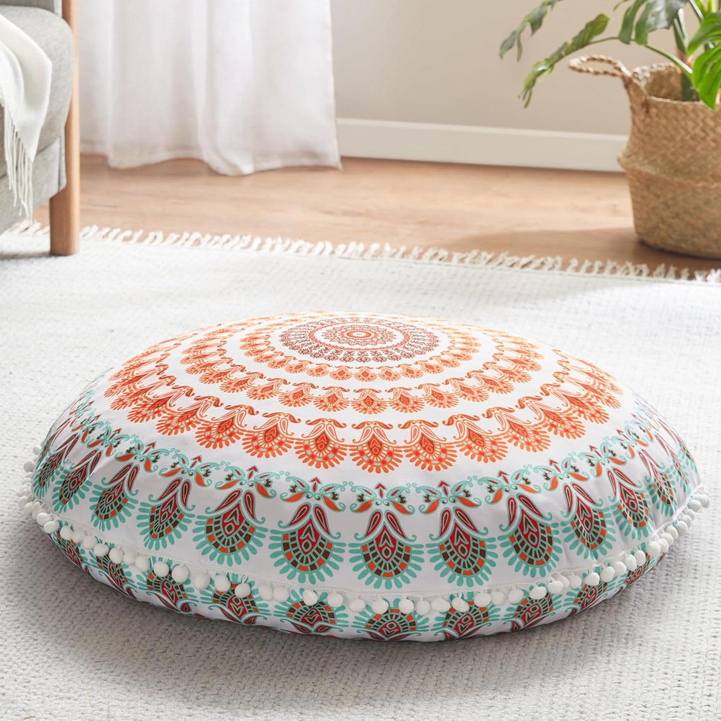 Codi Meditation Floor Pillow for Yoga and Living Room Comfort