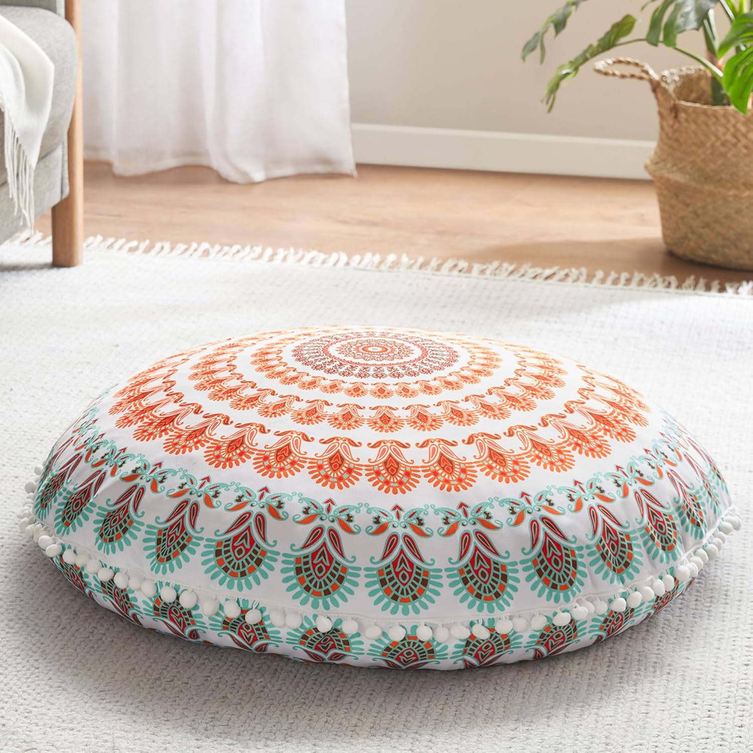 Codi Meditation Floor Pillow for Yoga and Living Room Comfort