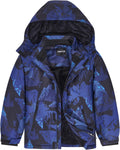 Boys Waterproof Ski Jacket Warm Winter Fleece Snow Coat - Durable