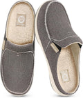 Mens Slippers with Arch Support - Wide, Slip-On Comfort