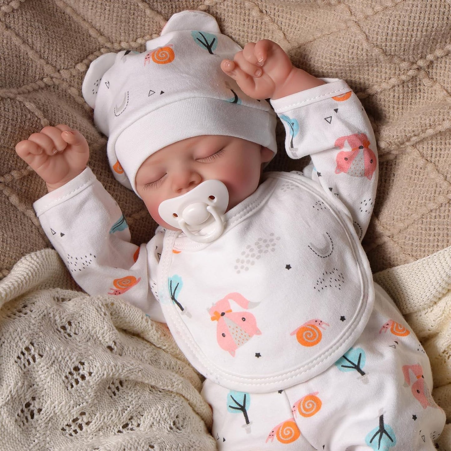 Reborn Baby Dolls - 20-Inch Cute Soft Vinyl Realistic Doll