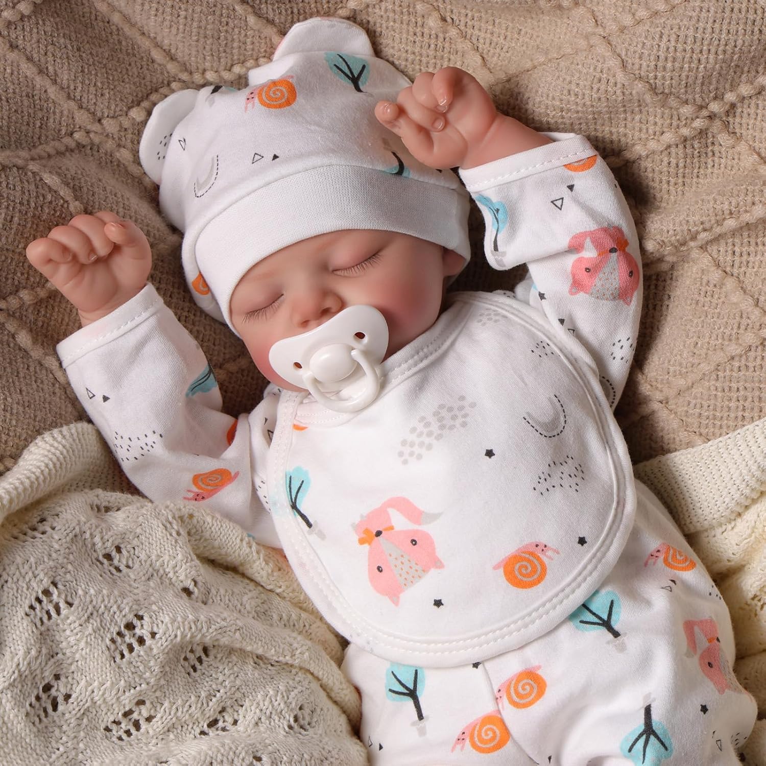 Reborn Baby Dolls - 20-Inch Cute Soft Vinyl Realistic Doll