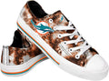 FOCO Women's Dallas Cowboys Glitter Canvas Sneakers - Team Tie Dye