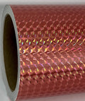 Roll of Prism Sign Vinyl Holographic 1/4ft Mosaic Pink Fizz - Durable