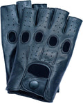 Riparo Fingerless Leather Gloves for Men - Durable Grip & Style