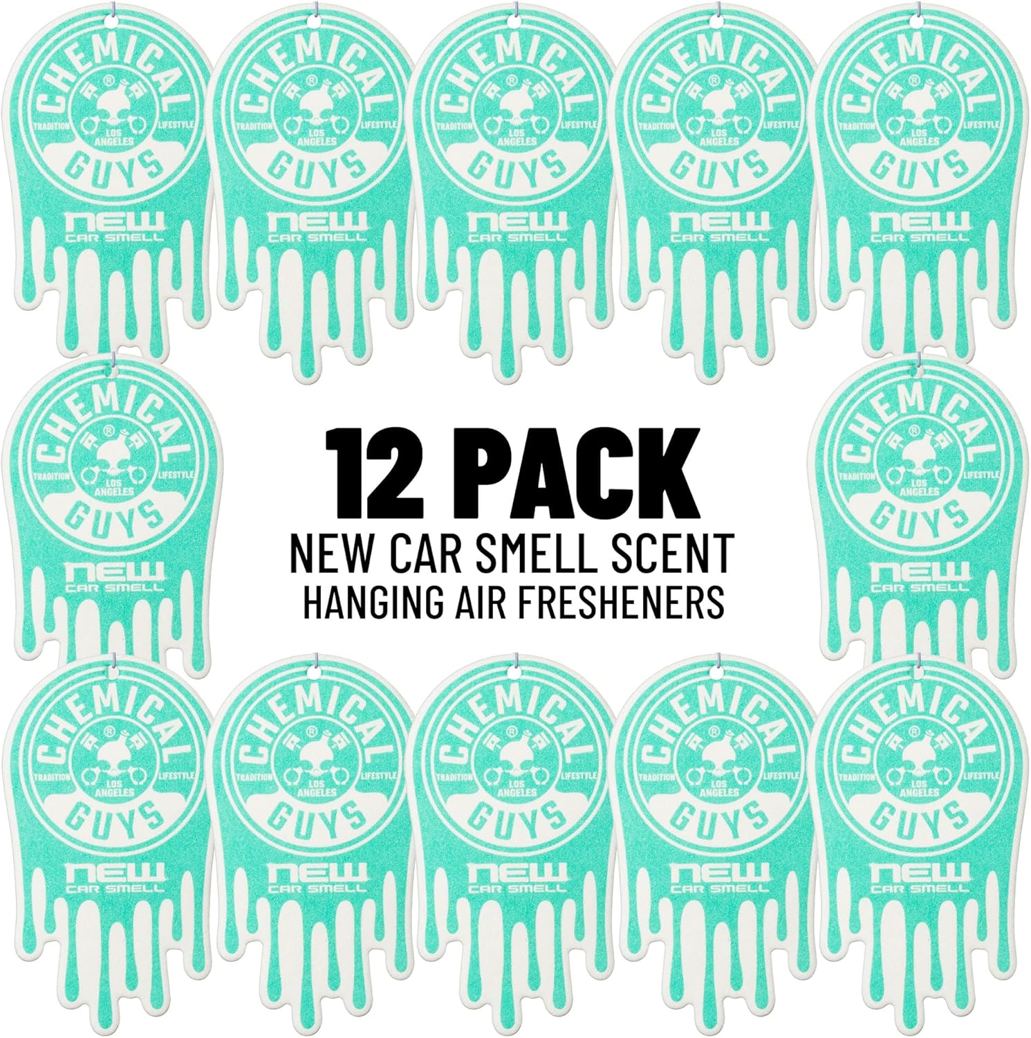 Chemical Guys New Car Scent Air Fresheners - 12 Pack