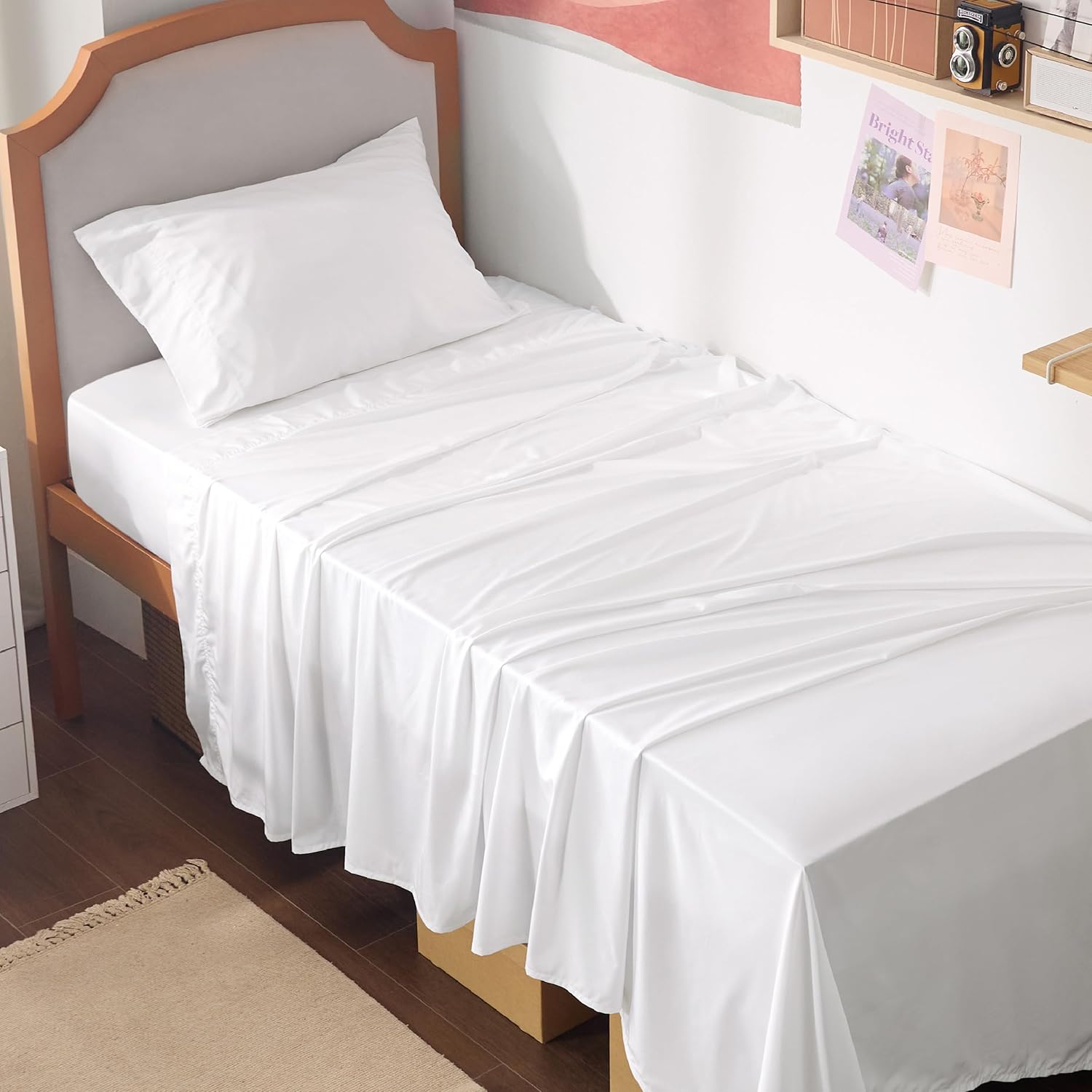 Bedsure Cooling Sheets Twin XL for Hot Sleepers - Soft & Breathable