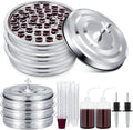 Church Communion Trays Kit with Lid and 100 Disposable Cups - Reliable