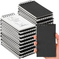 Jutom 48 Pcs Mini Pocket Notebooks 3x5 Graph Paper Top Spiral - Bulk
