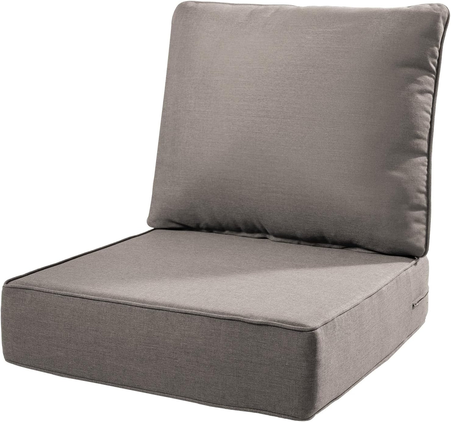 6-Inch Thick Outdoor Cushions for Deep Seat Patio Chairs